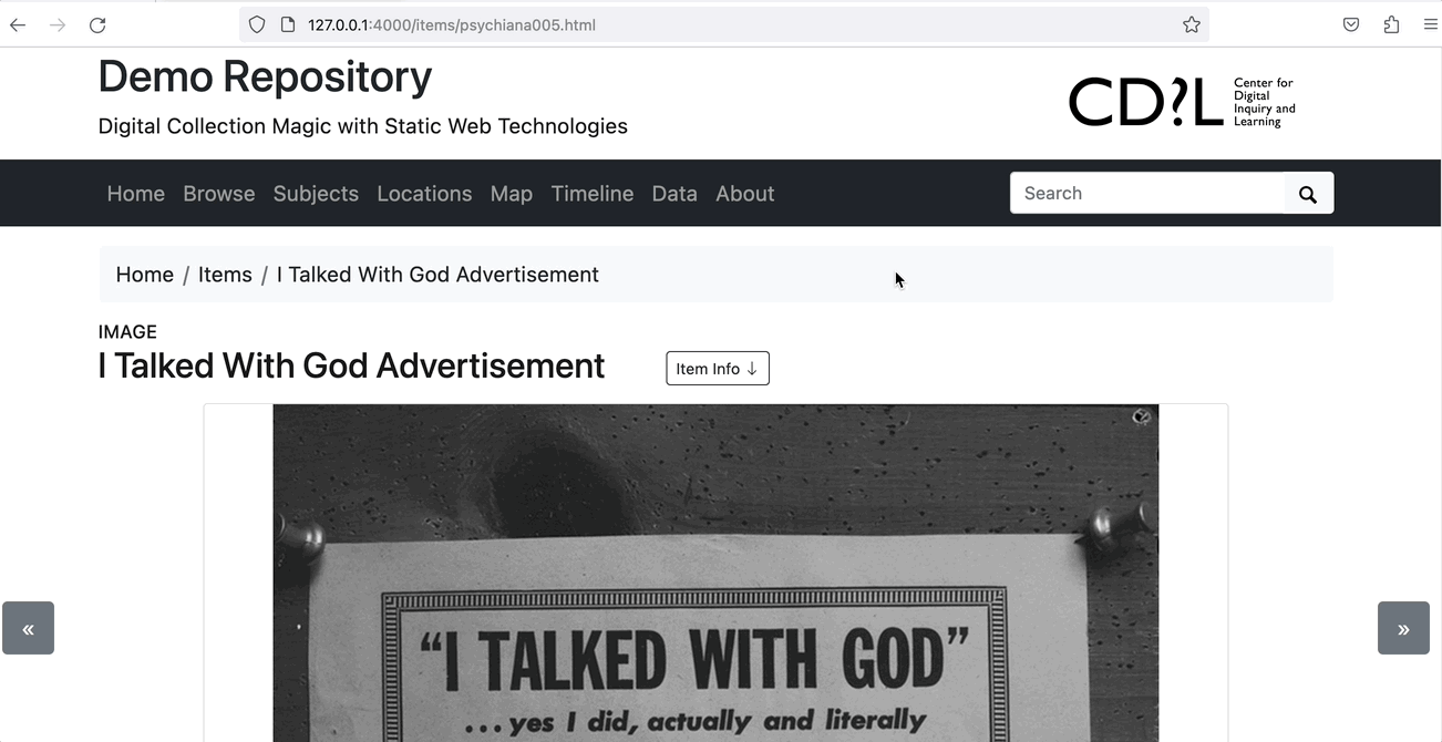 User highlights the objectid at the end of the item page URL