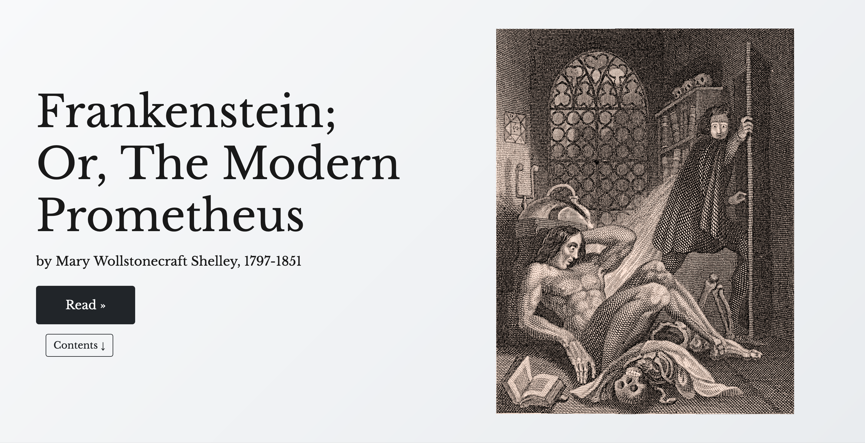 A still from the film Frankenstein (1910), showing Charles Stanton Ogle as the monster.