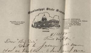 The Smith Family Papers includes letters and diaries among family members and friends, with most letters from members of the Smith Family--Pauline and Sam H, and their children, Bernice, Christine, Martha, and “Sonny Boy.”